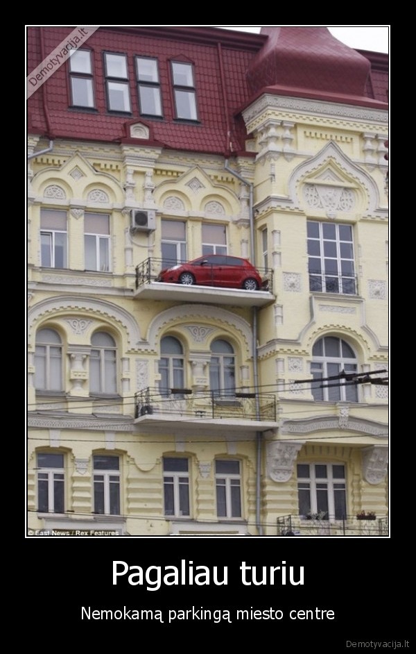 Pagaliau turiu - Nemokamą parkingą miesto centre