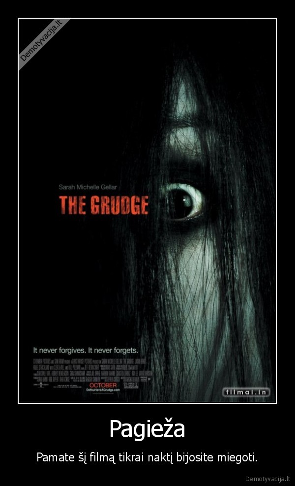 Pagieža - Pamate šį filmą tikrai naktį bijosite miegoti.