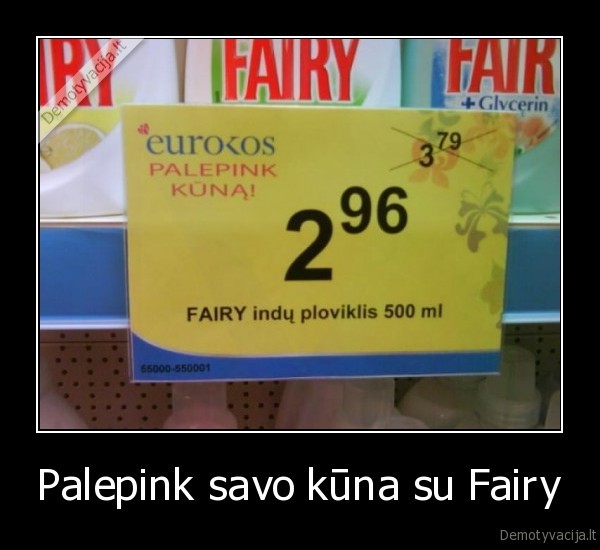 Palepink savo kūna su Fairy - 