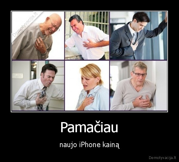 Pamačiau - naujo iPhone kainą