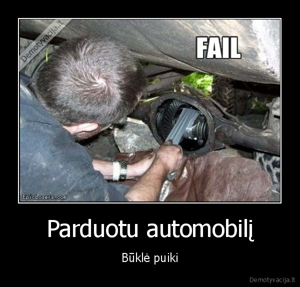 Parduotu automobilį - Būklė puiki