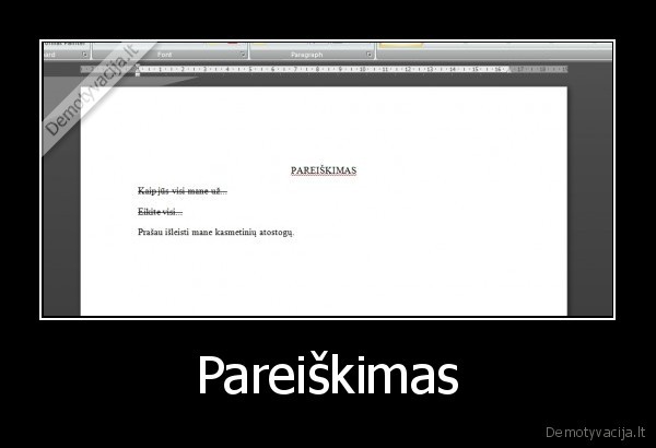 Pareiškimas - 