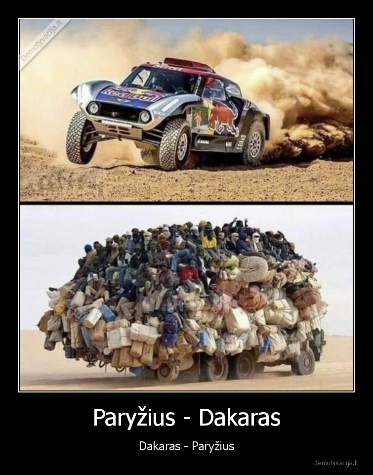 Paryžius - Dakaras - Dakaras - Paryžius