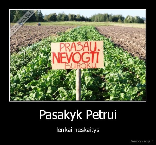 Pasakyk Petrui - lenkai neskaitys