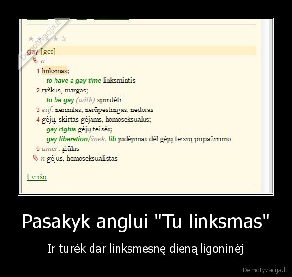 Pasakyk anglui "Tu linksmas" - Ir turėk dar linksmesnę dieną ligoninėj