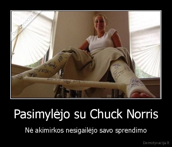 Pasimylėjo su Chuck Norris - Nė akimirkos nesigailėjo savo sprendimo