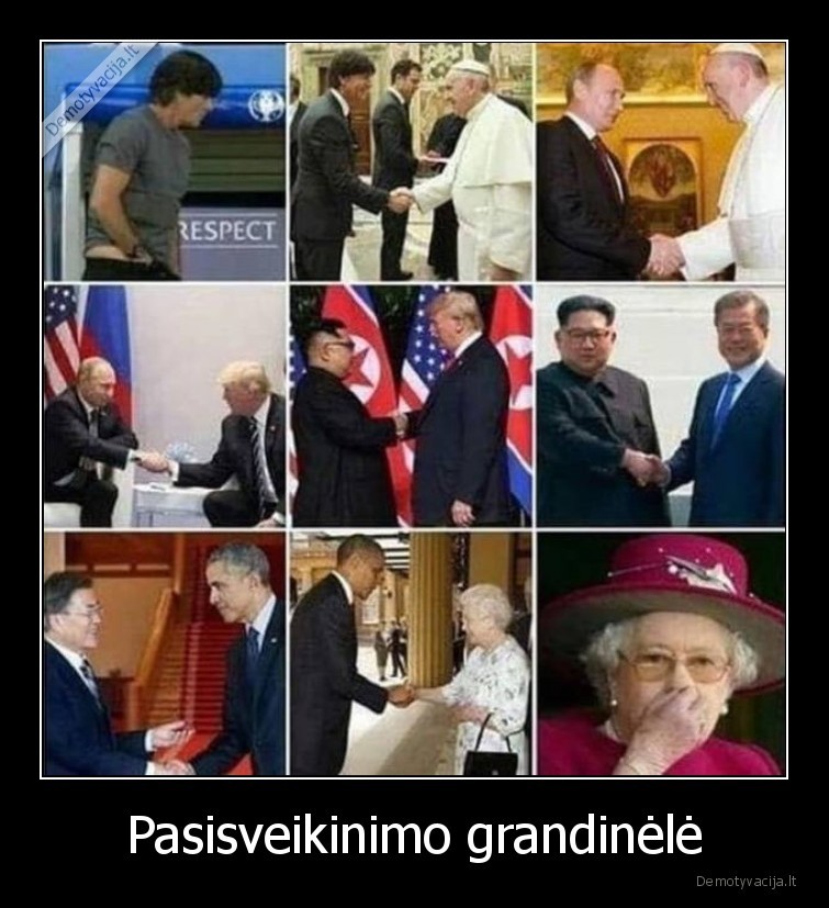 Pasisveikinimo grandinėlė - 