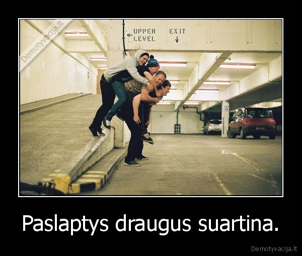 Paslaptys draugus suartina. - 