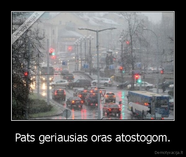 Pats geriausias oras atostogom. - 