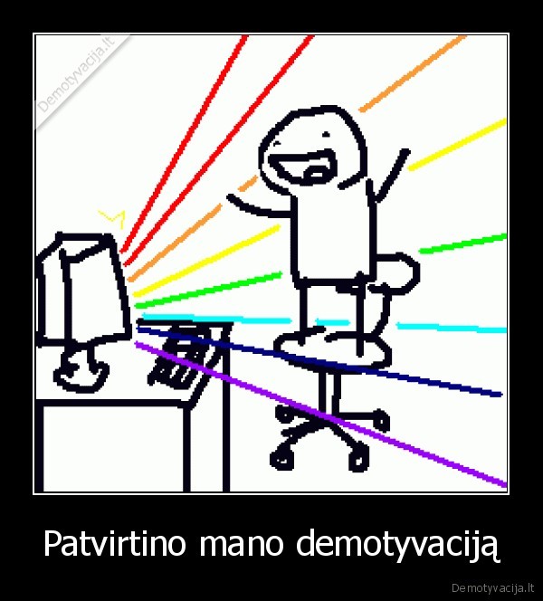 Patvirtino mano demotyvaciją - 