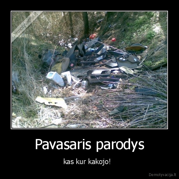 Pavasaris parodys - kas kur kakojo!  