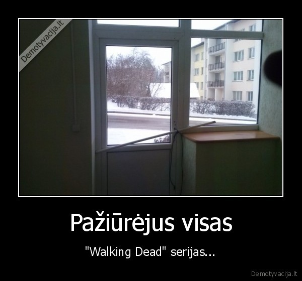 Pažiūrėjus visas - "Walking Dead" serijas...