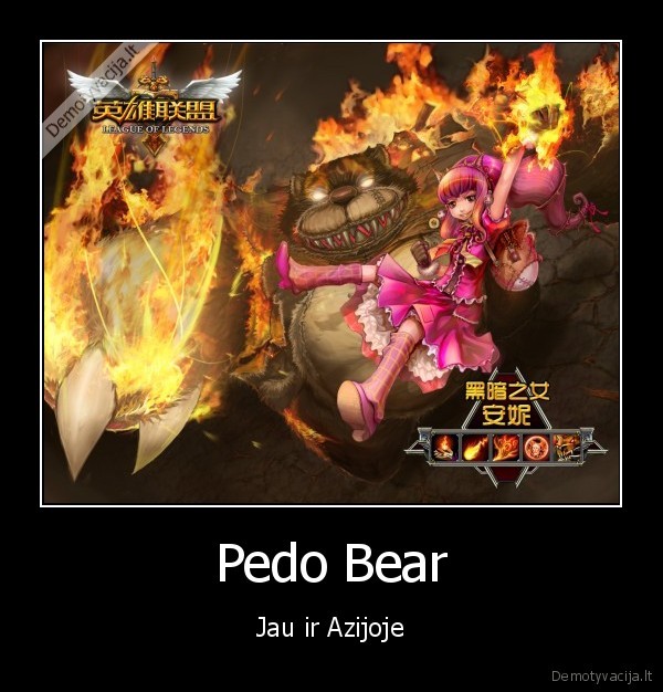 Pedo Bear - Jau ir Azijoje