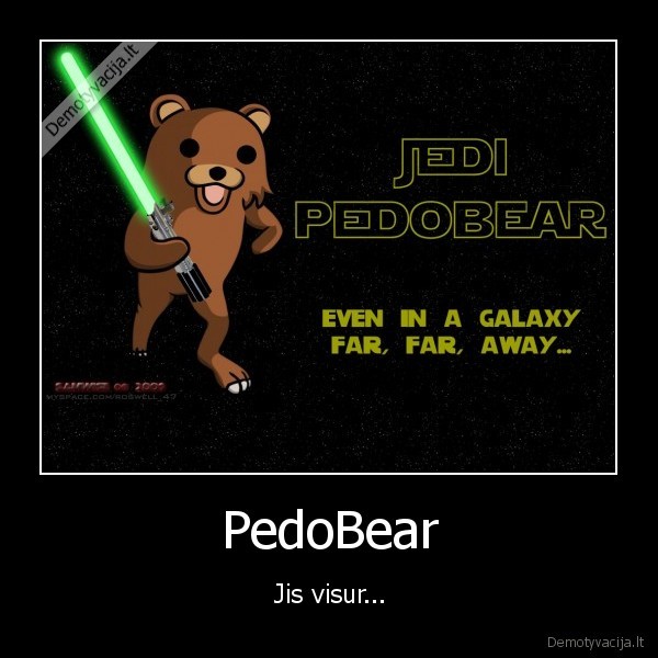 PedoBear - Jis visur...