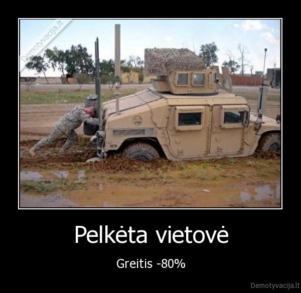 Pelkėta vietovė - Greitis -80%