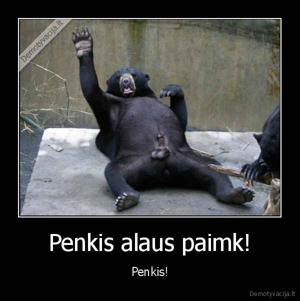 Penkis alaus paimk! - Penkis!