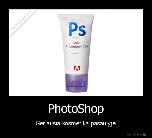 PhotoShop - Geriausia kosmetika pasaulyje