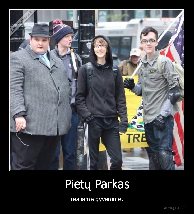 Pietų Parkas - realiame gyvenime.