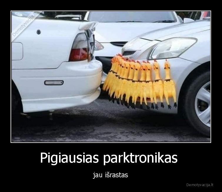 Pigiausias parktronikas  - jau išrastas