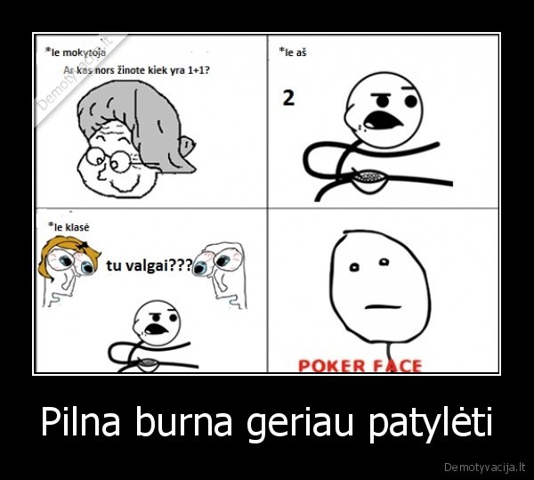 Pilna burna geriau patylėti - 