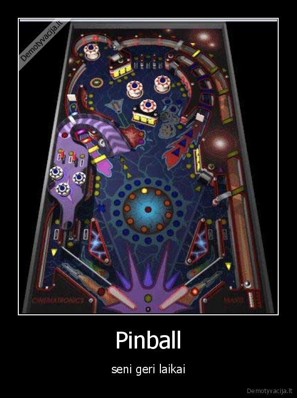 Pinball - seni geri laikai