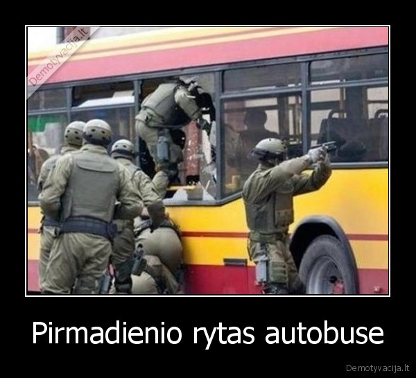 Pirmadienio rytas autobuse - 