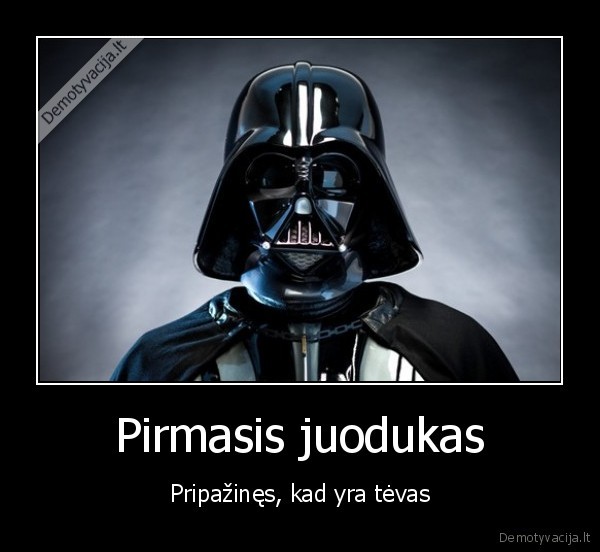 Pirmasis juodukas - Pripažinęs, kad yra tėvas