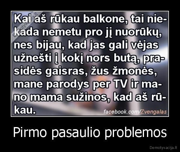 Pirmo pasaulio problemos - 