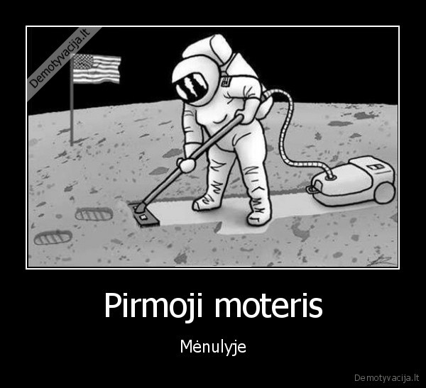 Pirmoji moteris - Mėnulyje