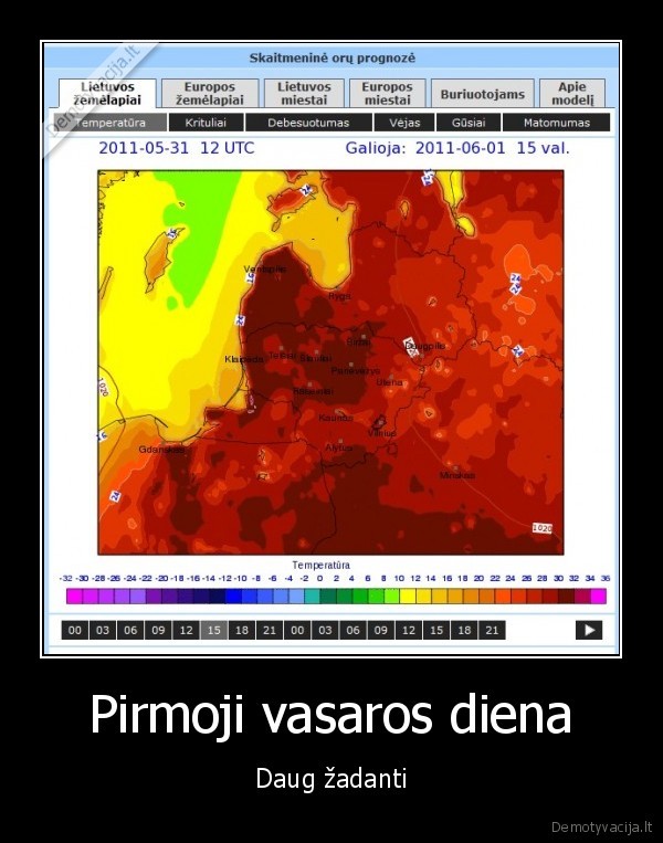 Pirmoji vasaros diena - Daug žadanti