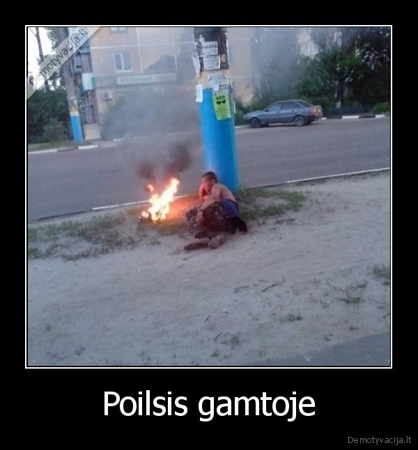 Poilsis gamtoje - 