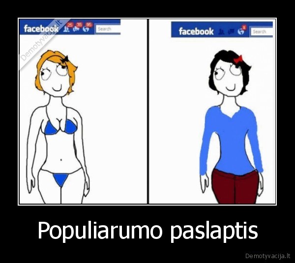 Populiarumo paslaptis - 