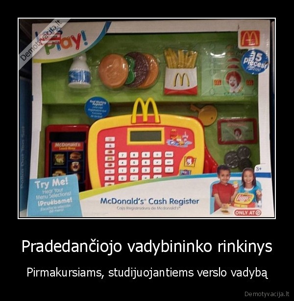 Pradedančiojo vadybininko rinkinys - Pirmakursiams, studijuojantiems verslo vadybą