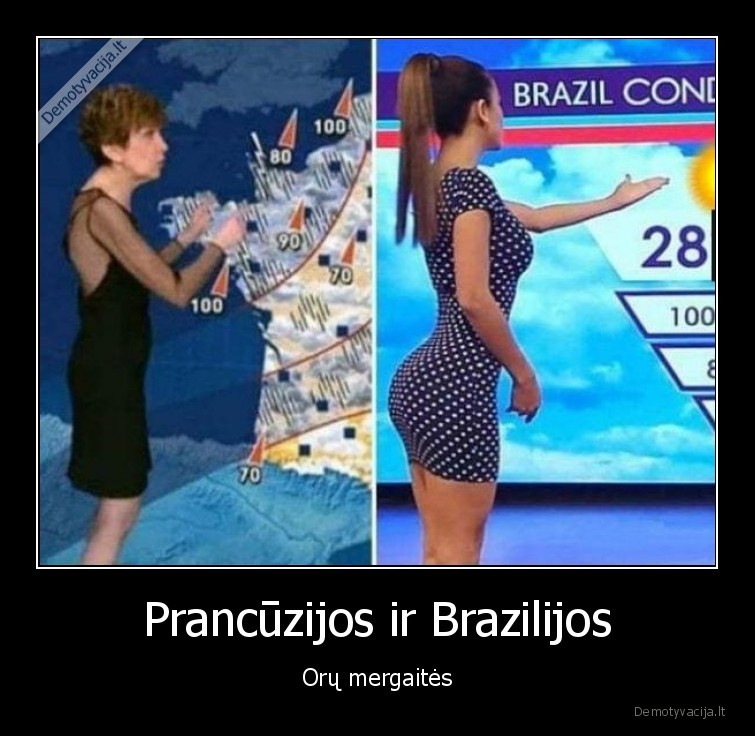 Prancūzijos ir Brazilijos - Orų mergaitės