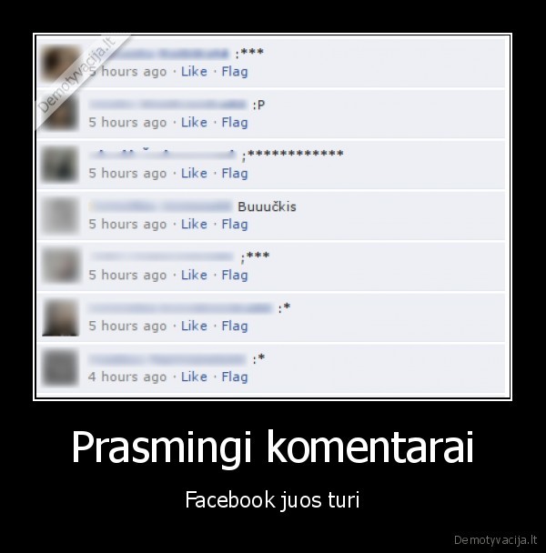 Prasmingi komentarai - Facebook juos turi