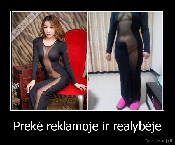 Prekė reklamoje ir realybėje - 