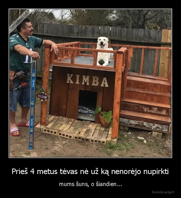 Prieš 4 metus tėvas nė už ką nenorėjo nupirkti - mums šuns, o šiandien...