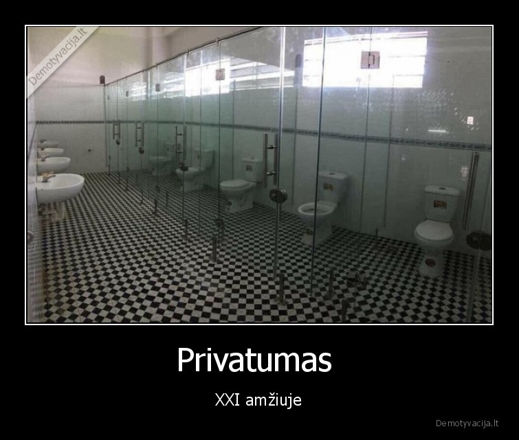 Privatumas  - XXI amžiuje