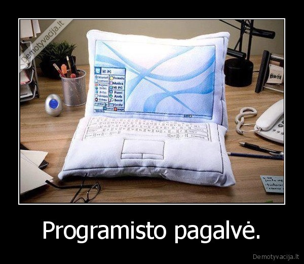 Programisto pagalvė. - 