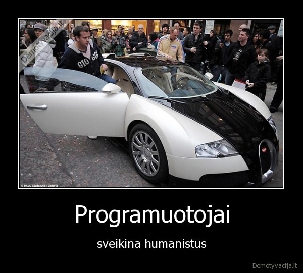 Programuotojai - sveikina humanistus