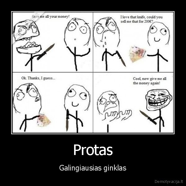 Protas - Galingiausias ginklas