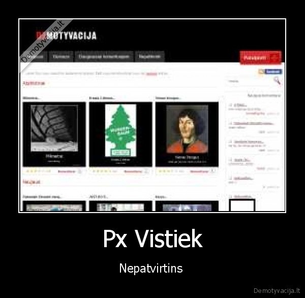 Px Vistiek - Nepatvirtins 