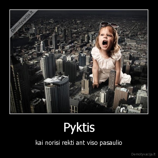 Pyktis - kai norisi rekti ant viso pasaulio