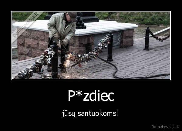 P*zdiec - jūsų santuokoms!