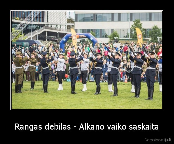 Rangas debilas - Alkano vaiko saskaita - 