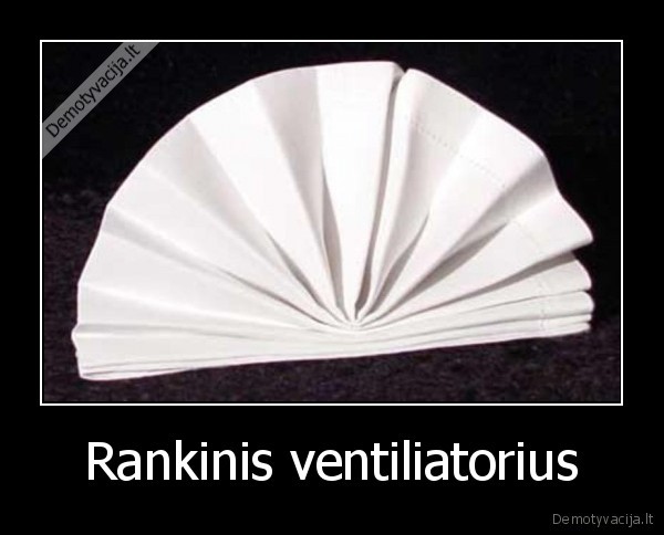 Rankinis ventiliatorius - 