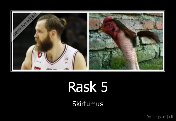 Rask 5 - Skirtumus