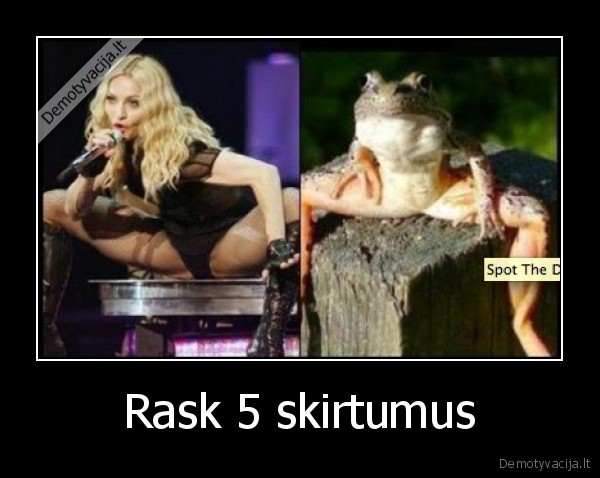 Rask 5 skirtumus - 