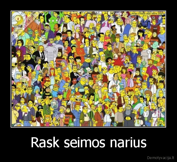 Rask seimos narius - 