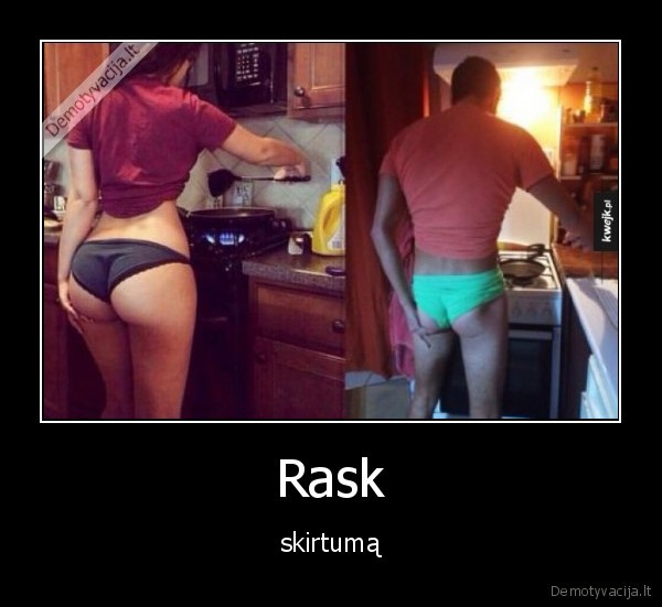 Rask - skirtumą